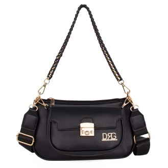 Women's Crossbody Bag Double Black 25117-1301-BL