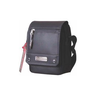 Мъжка кросбоди чанта LEASTAT черна 9690 (Men's crossbody bag LEASTAT black 9690) Мъжка кросбоди чанта LEASTAT черна 9690 (Men's crossbody bag LEASTAT black 9690)
